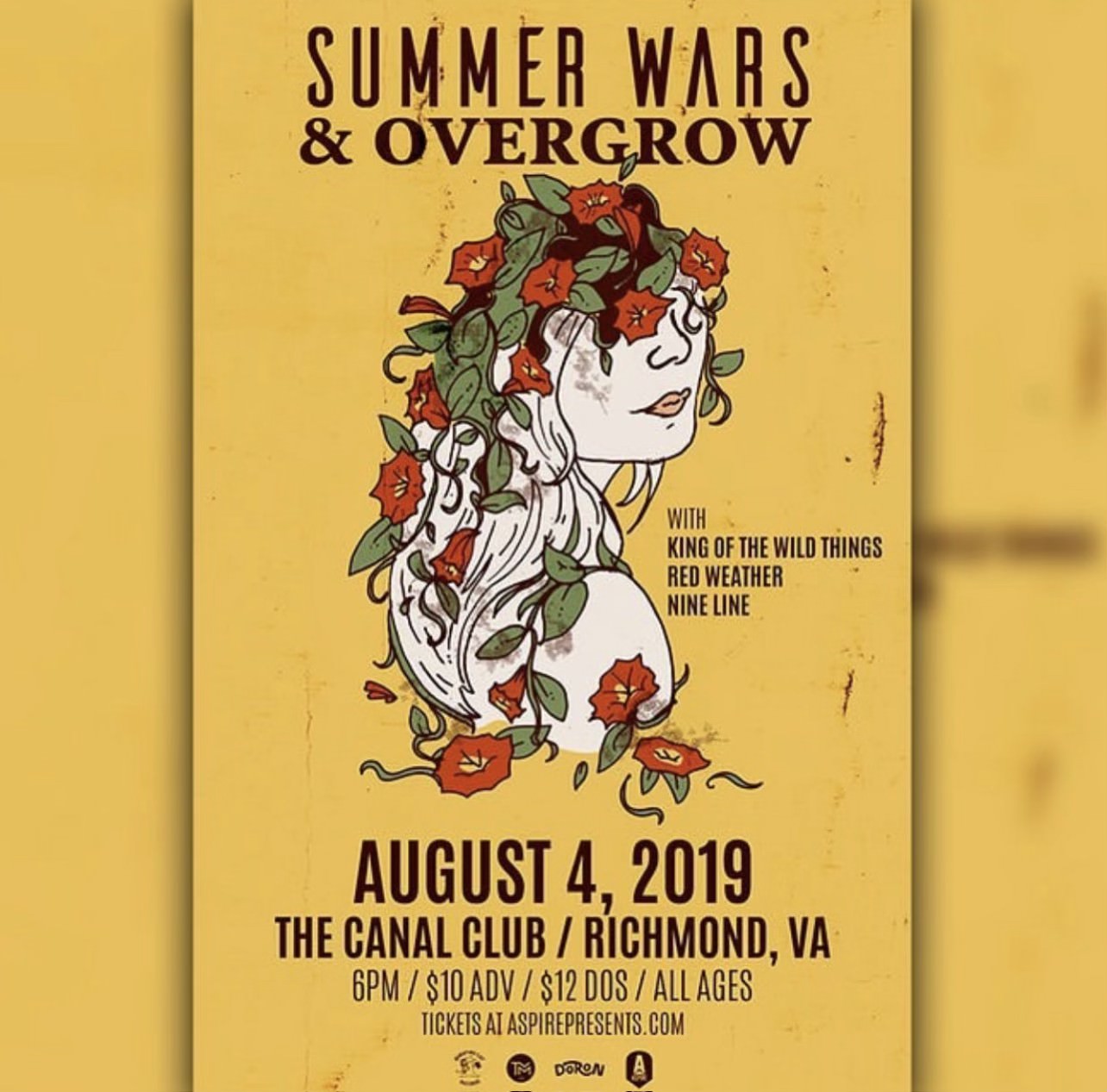 Red Weather Show Flyer August 4, 2019