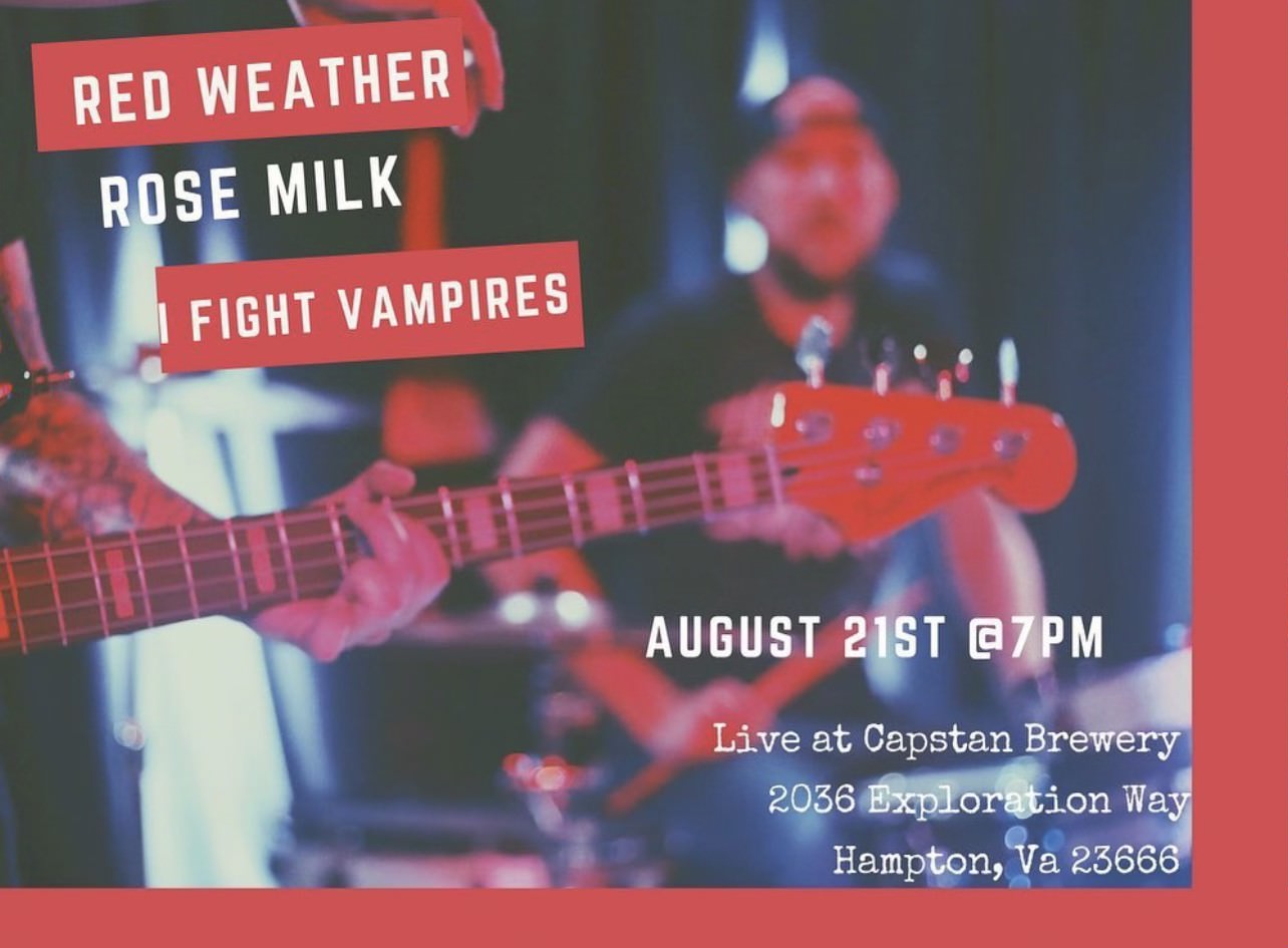Red Weather Show Flyer August 21, 2021