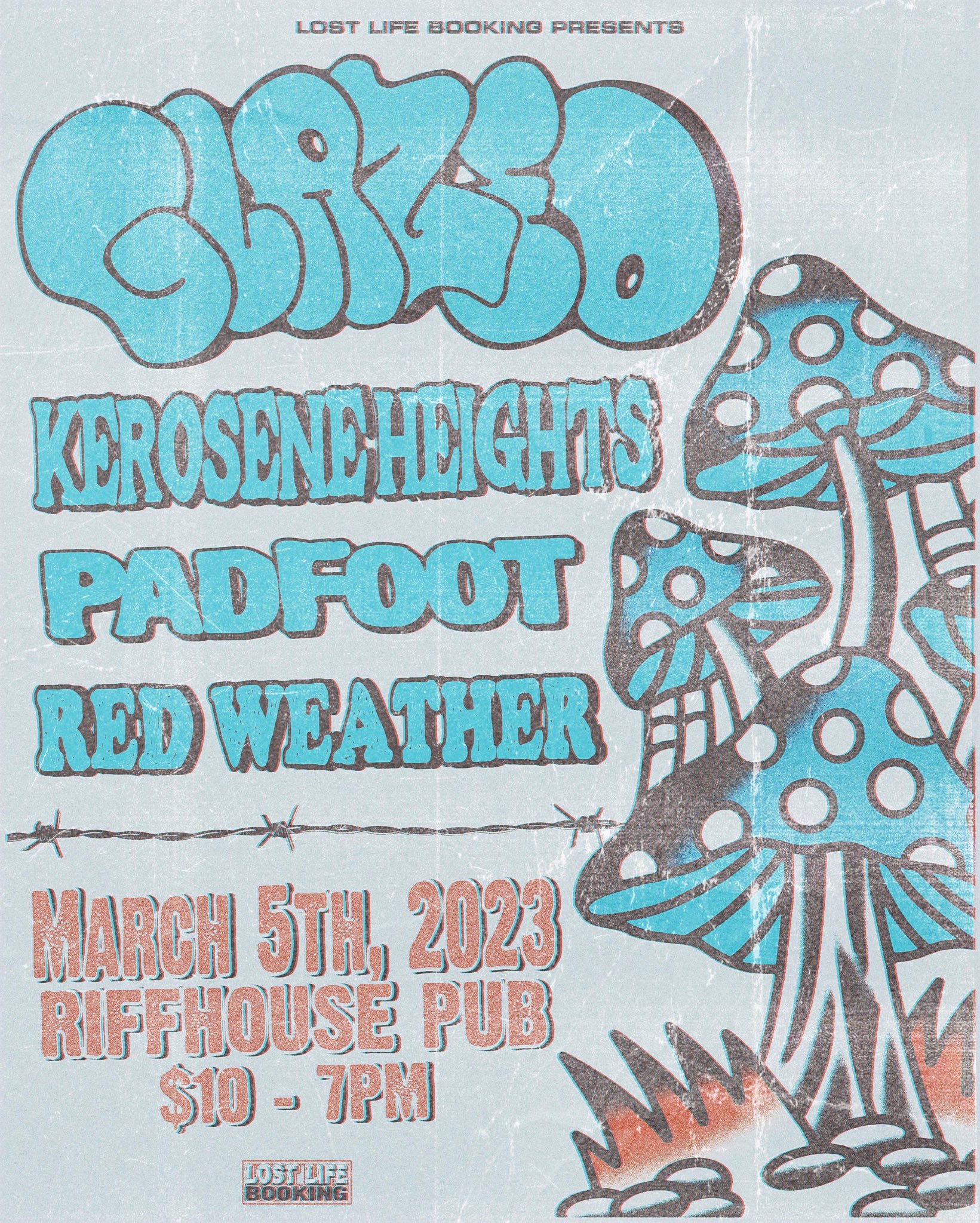 Red Weather Show Flyer March 5, 2023