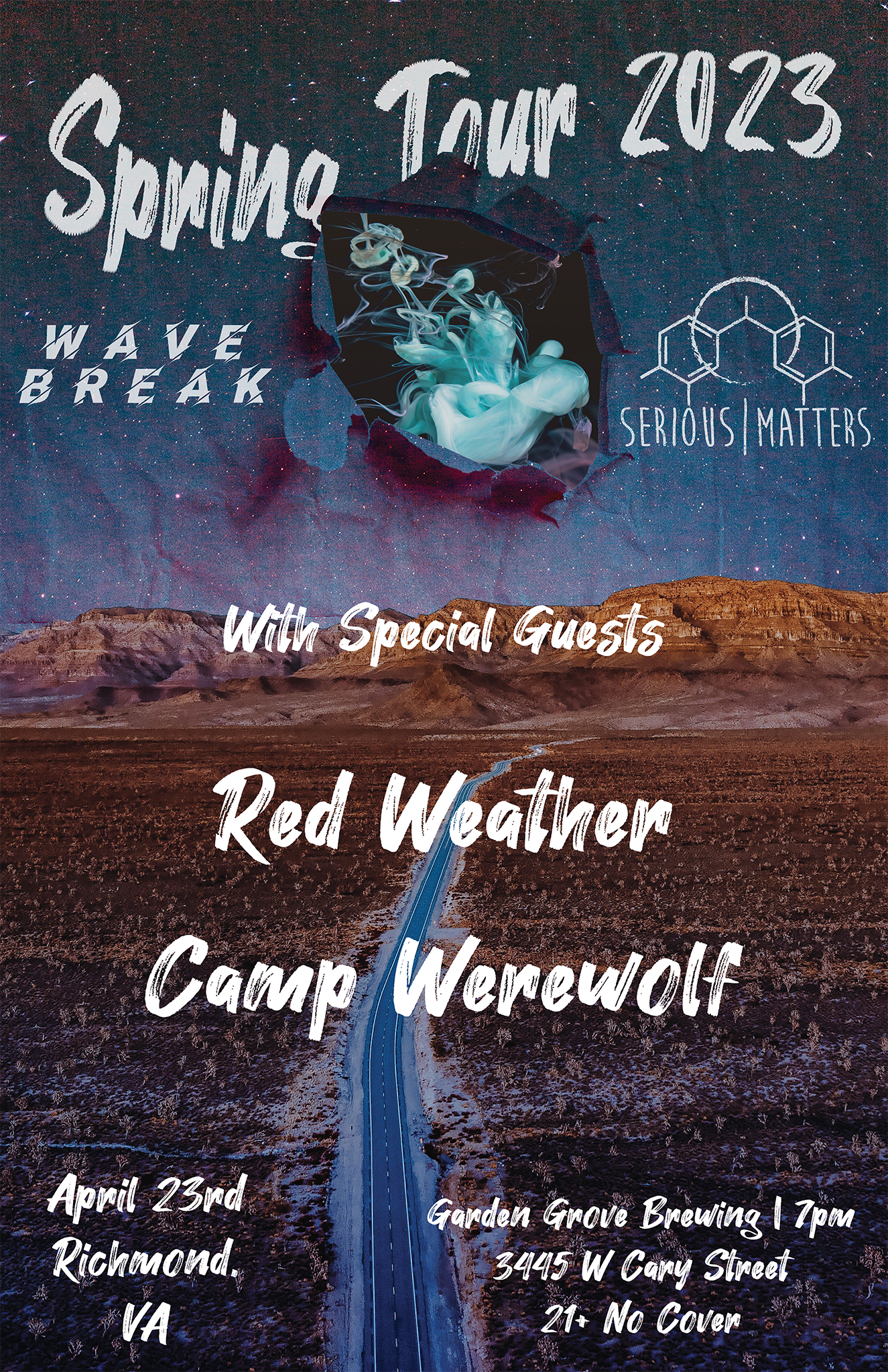 Red Weather Show Flyer April 23, 2023