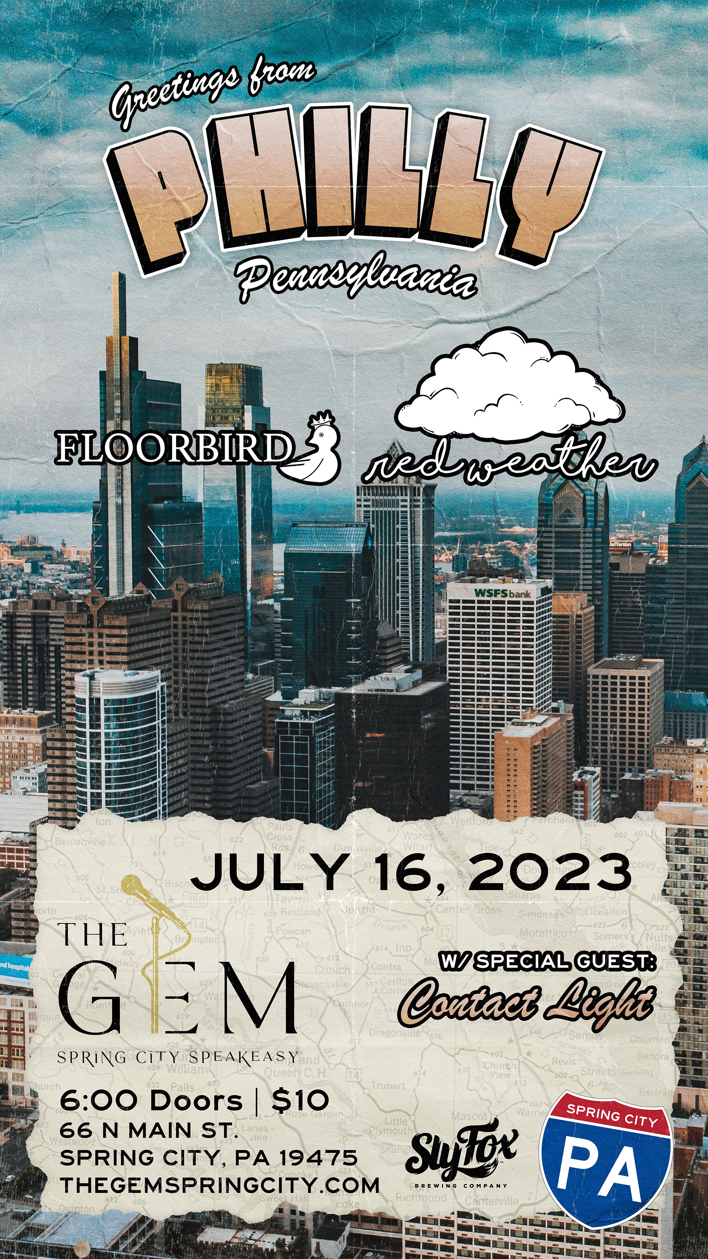Red Weather Show Flyer July 16, 2023