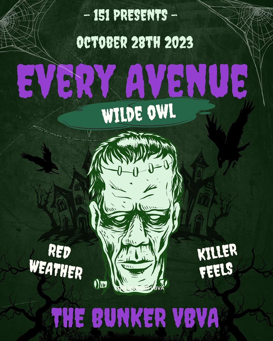 Red Weather Show Flyer October 28, 2023
