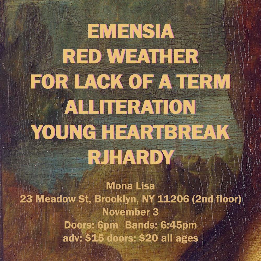 Red Weather Show Flyer November 3, 2023