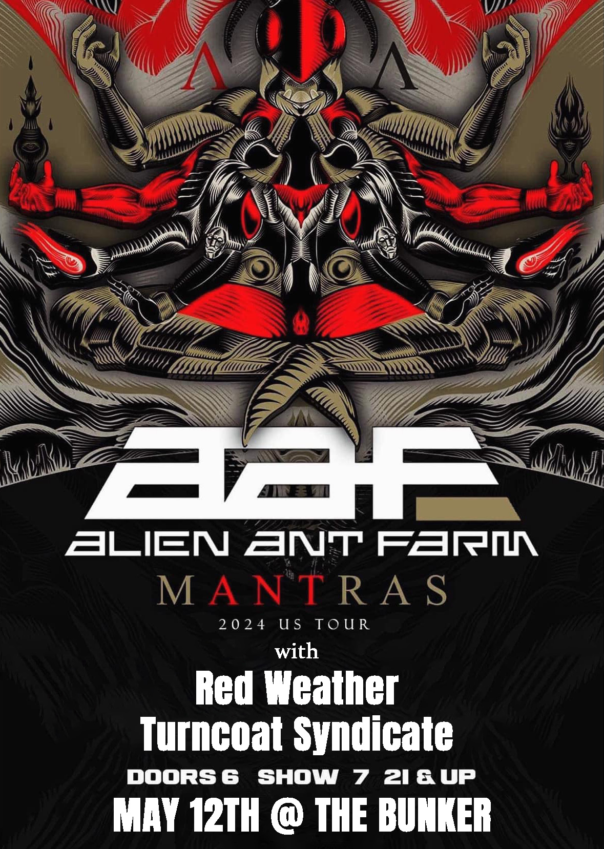 Red Weather Show Flyer May 12, 2024