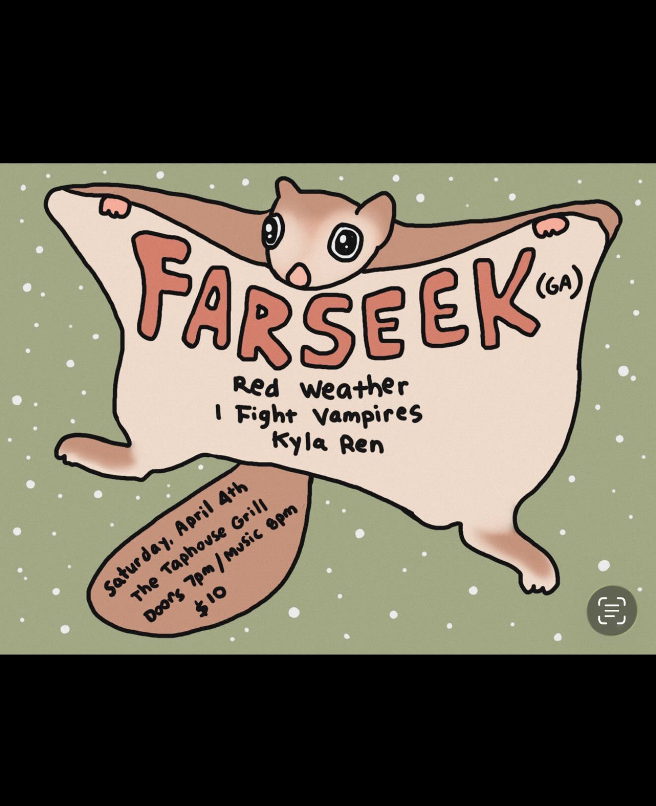 Red Weather Show Flyer April 4th, 2026