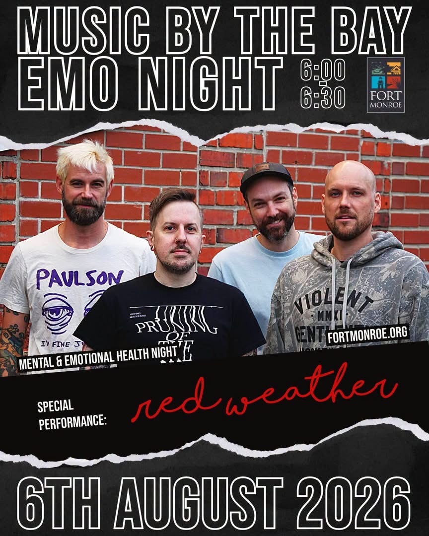 Red Weather Show Flyer August 8th, 2026